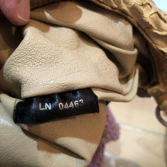 PRADA Limited Edition Tan Beige Python Snakeskin Leather Hobo Bag Purse Handbag - Picture 2 of 16